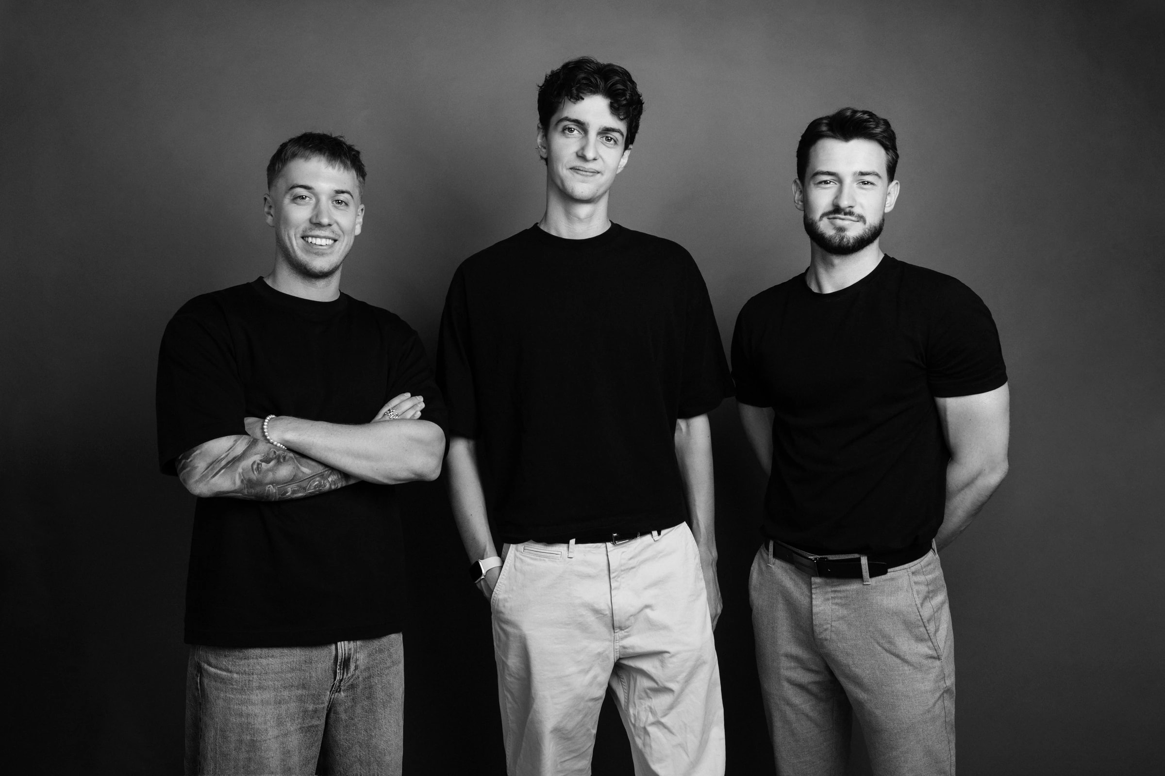 The three founders of the Entrepedia studio